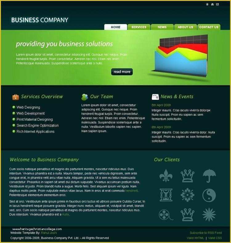Free Website Templates Download HTML and Css and Jquery Of Website Templates Free with Css Jquery
