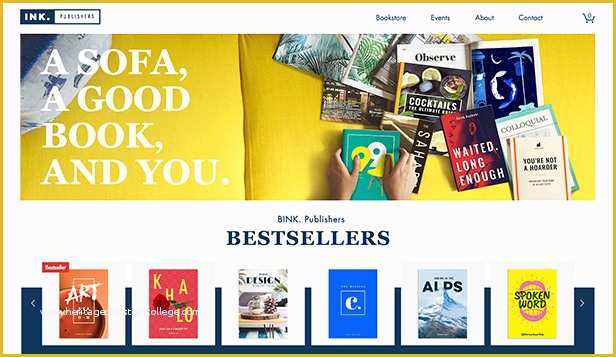 Free Website Templates for Book Publishing Of Books & Publishers Website Templates Line Store