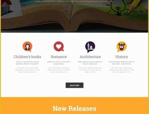 Free Website Templates for Book Publishing Of Website Templates for Publishing 25 Best Book Website