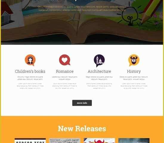 Free Website Templates for Book Publishing Of Website Templates for Publishing 25 Best Book Website