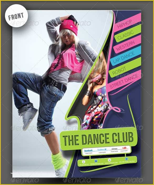 Free Website Templates for Dance Academy Of 36 Dance Poster Templates Psd Indesign