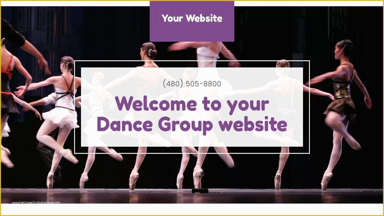 Free Website Templates for Dance Academy Of Dance Group Website Templates