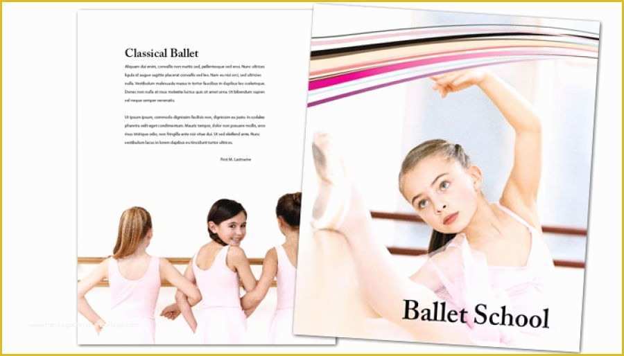 Free Website Templates for Dance Academy Of Flyer Template for Ballet Dance School order Custom Flyer