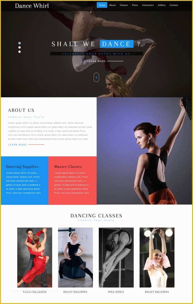 Free Website Templates for Dance Academy Of Free event Bootstrap Template List Of Best Quality HTML5