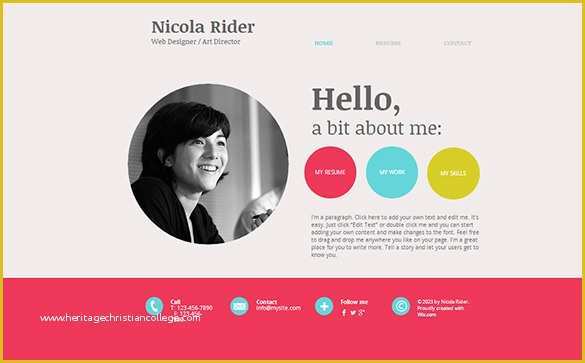 Free Website Templates for Writers Of 15 Writers Website themes & Templates