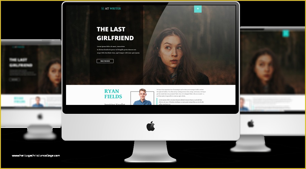 Free Website Templates for Writers Of at Writer – Free Responsive Writer Website Templates