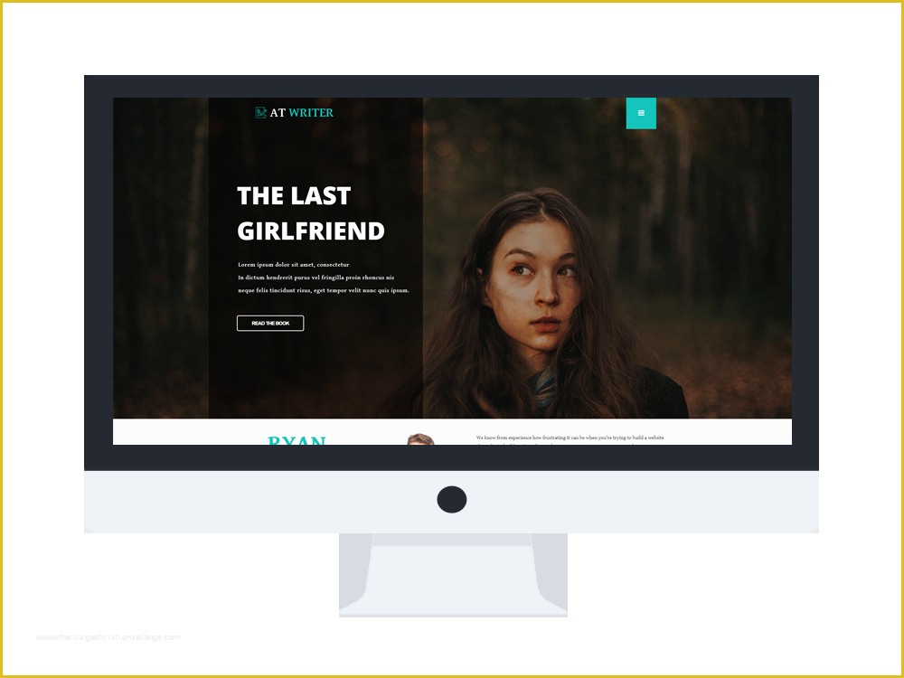 Free Website Templates for Writers Of at Writer – Free Responsive Writer Website Templates