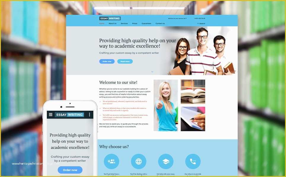 Free Website Templates for Writers Of Essay Writer Website Template
