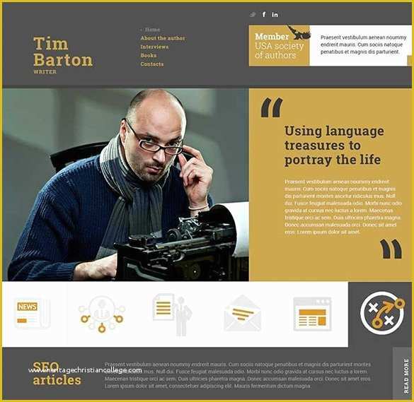 Free Website Templates for Writers Of Poetry Website Templates Website Templates Personal Pages