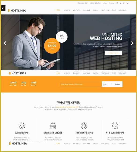 Free Website Templates HTML5 Of 17 Hosting HTML5 themes & Templates