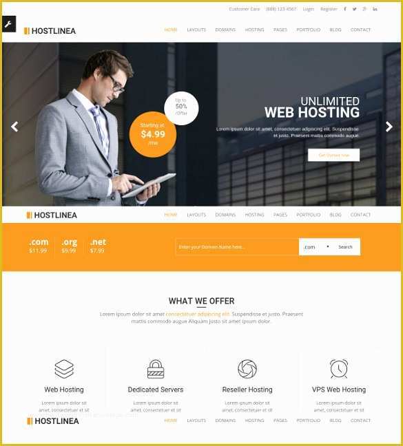 Free Website Templates HTML5 Of 17 Hosting HTML5 themes &amp; Templates