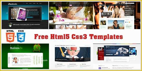 Free Website Templates HTML5 Of Best Free Responsive HTML5 Css3 Templates and themes In