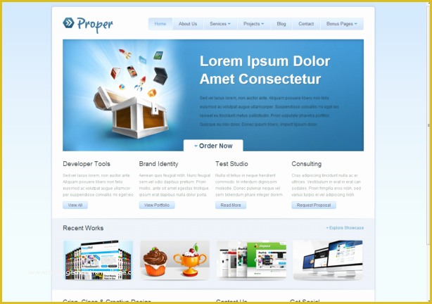 Free Website Templates HTML5 Of Free HTML5 Css3 HTML5 Template Proper