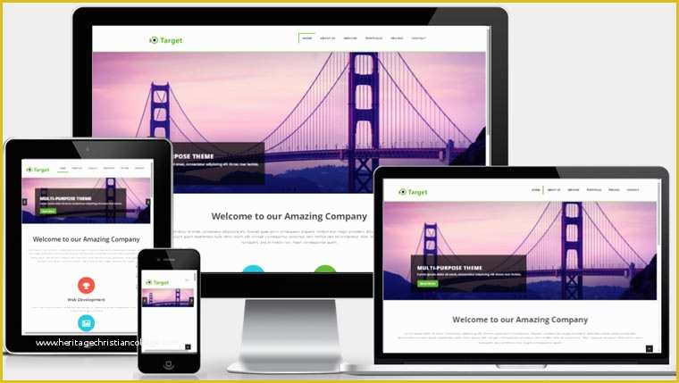 Free Website Templates Mobile Compatible Of Multipurpose Responsive Template Free Download