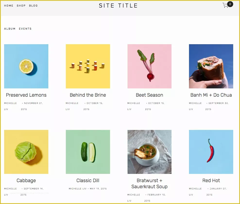 Free Website Templates Squarespace Of Using the Brine Template – Squarespace Help