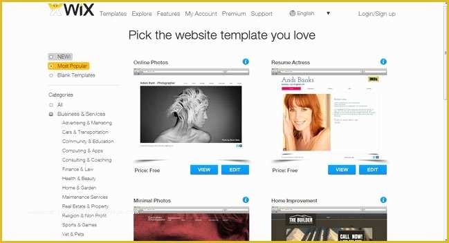 Free Website Templates Squarespace Of Wix Vs Squarespace