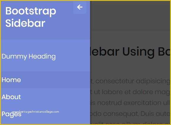 Free Website Templates with Sidebar Menu Of 5 Cool Sidebar Navigtation Templates for Bootstrap 4 3