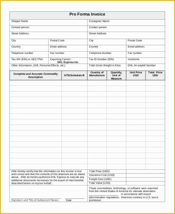 Free Website Terms and Conditions Template Usa Of 7 Proforma Invoice Examples & Samples