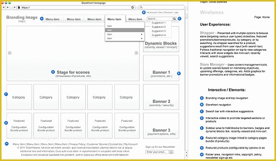 Free Website Wireframe Templates Of Free Templates for Magento Merce Designers