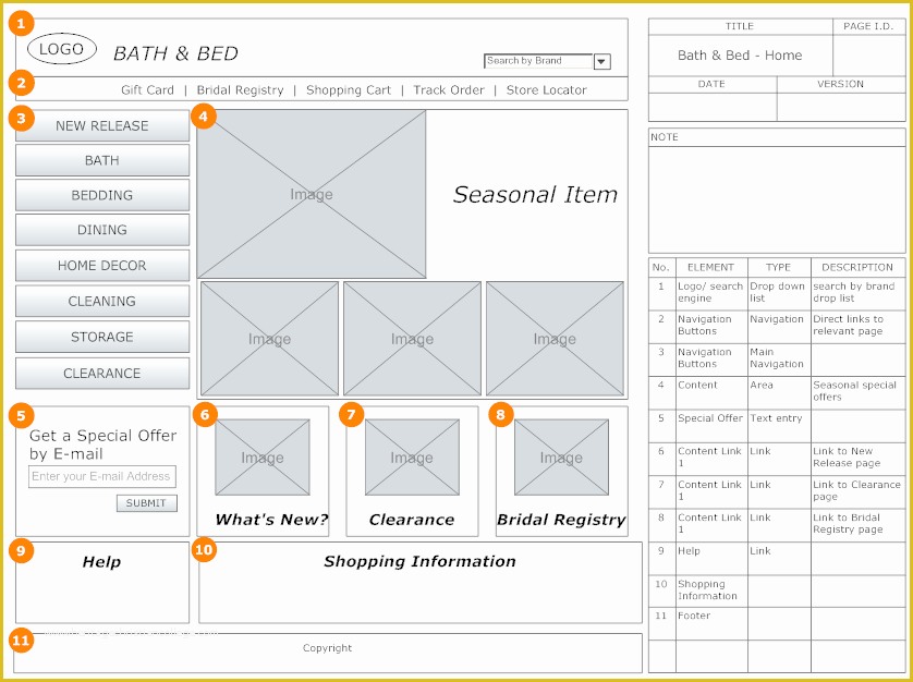 Free Website Wireframe Templates Of Good Example Of Notes Acting as A Key In the Right Hand