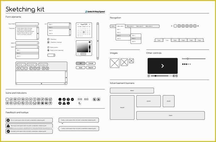 Free Website Wireframe Templates Of Selected Wireframes Templates that are Free