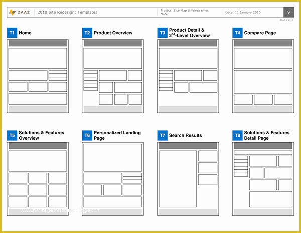 52 Free Website Wireframe Templates