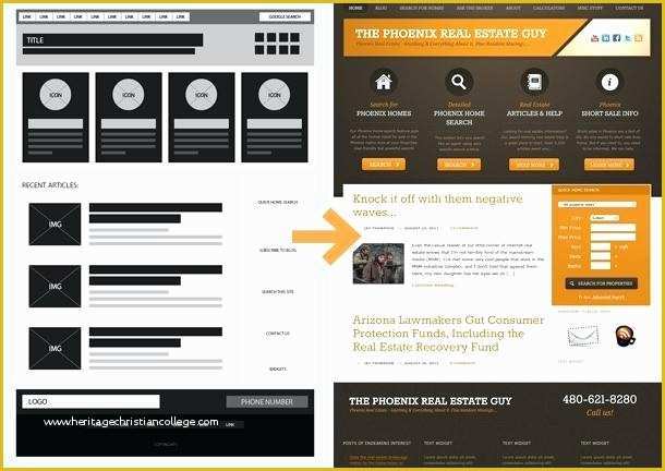 Free Website Wireframe Templates Of Website Wireframe Template Psd Templates for Sketching