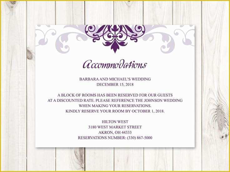 Free Wedding Accommodation Card Template Of 32 Best Wedding Invitation Templates &quot;elegant Ironwork