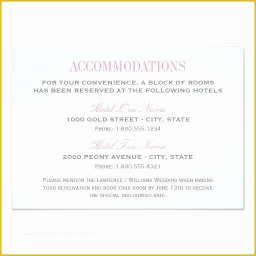 Free Wedding Accommodation Card Template Of Best 25 Ac Modations Card Ideas On Pinterest