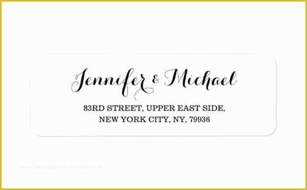 Free Wedding Address Label Templates Of 11 Wedding Address Labels Psd