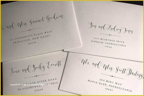 Free Wedding Address Label Templates Of Envelope Template Envelope Address Template Wedding