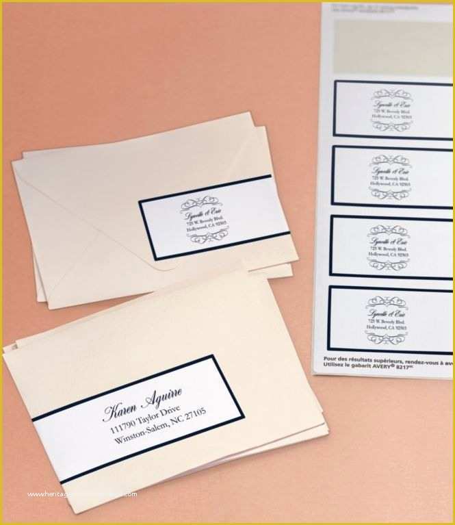 Free Wedding Address Label Templates Of Here S An Beautiful Way to Address Your Wedding