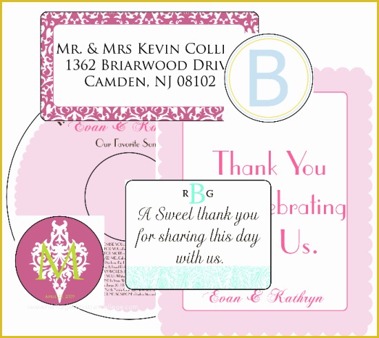 Free Wedding Address Label Templates Of Wedding Labels