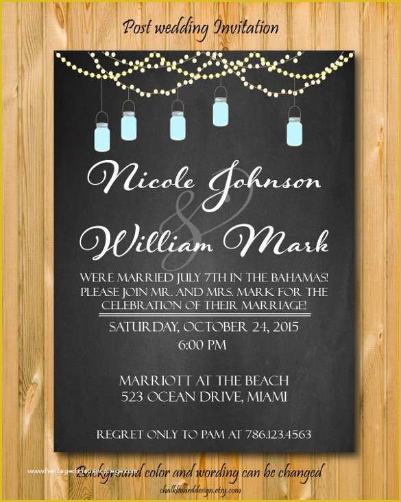 Free Wedding Announcement Templates Download Of 21 Wedding Announcement Templates – Free Sample Example