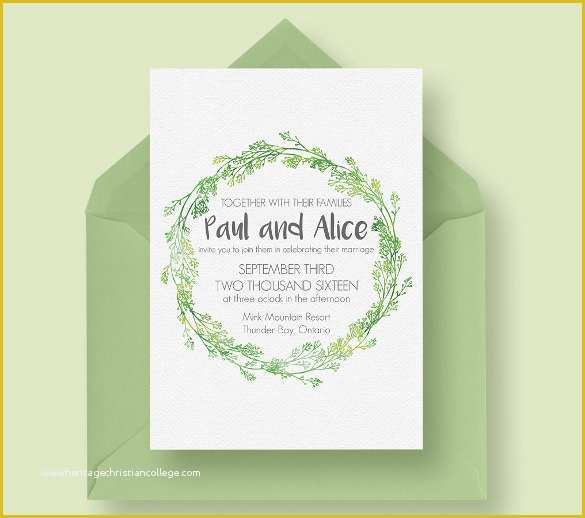 Free Wedding Announcement Templates Download Of 45 Wedding Invitation Templates – Psd Ai Eps