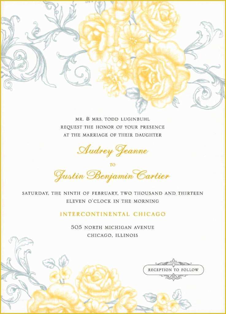 Free Wedding Announcement Templates Download Of Free Wedding Invitation Templates for Word