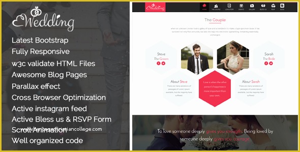 Free Wedding Blogger Templates Of Awesome Wedding Blog Templates Free & Premium themes