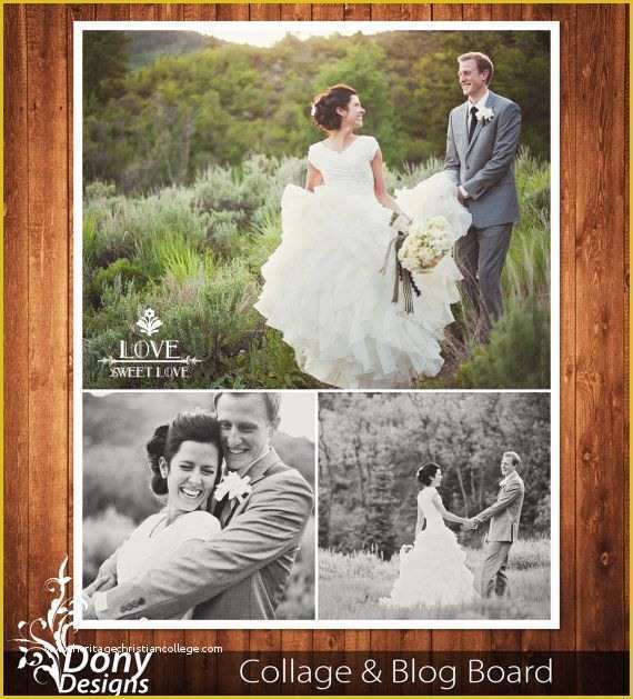 Free Wedding Blogger Templates Of Buy 1 Get 1 Free Wedding Blog Board & 16x20 Collage