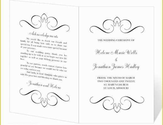 Free Wedding Blogger Templates Of Free Wedding Program Template S Word andcothepiratebay