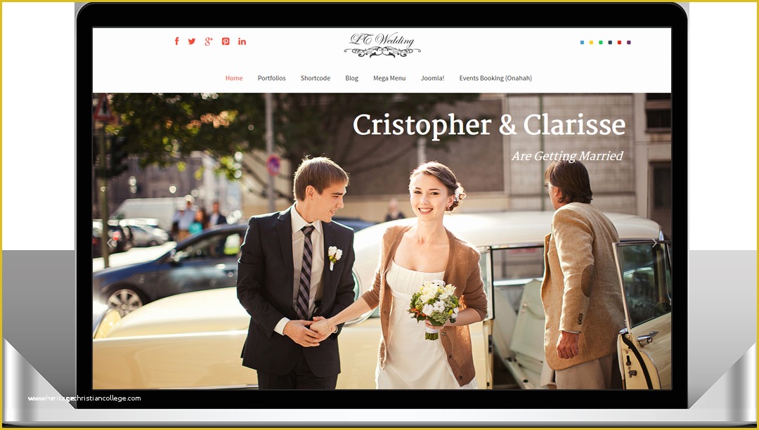 Free Wedding Blogger Templates Of Lt Wedding Free Responsive Wedding Epage Joomla