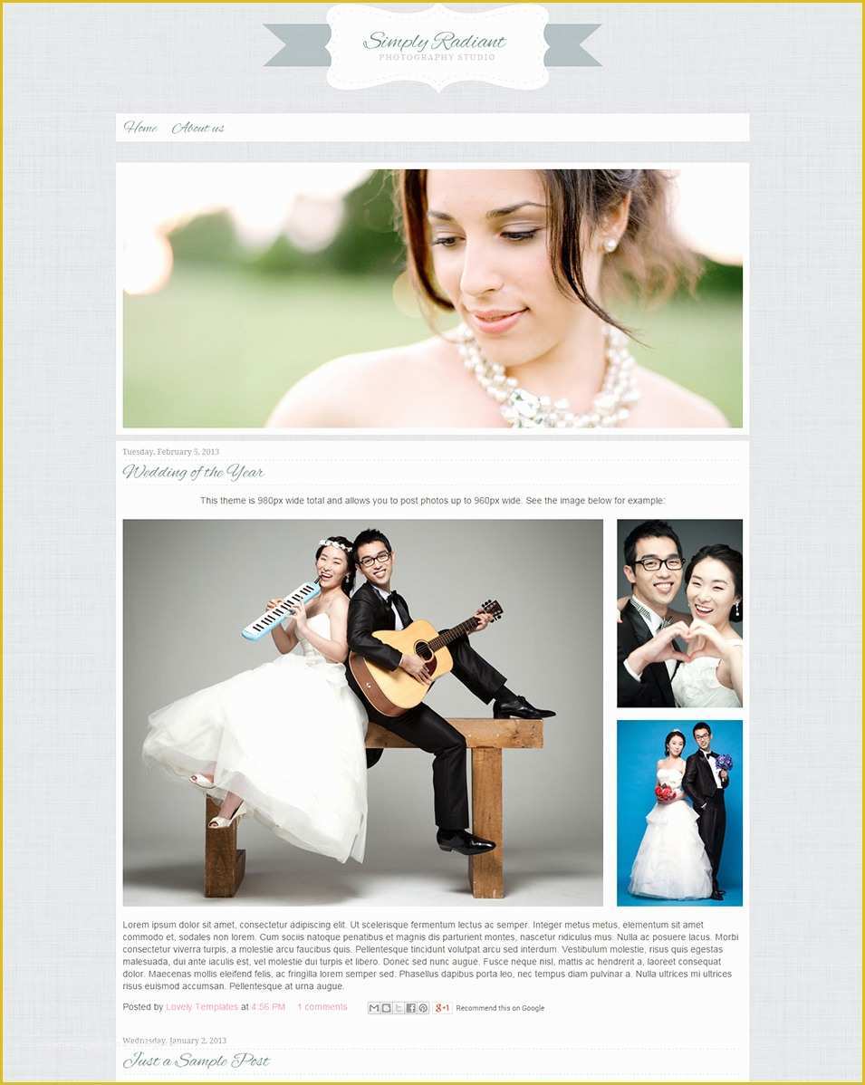 Free Wedding Blogger Templates Of Wedding Blog Website Templates & themes