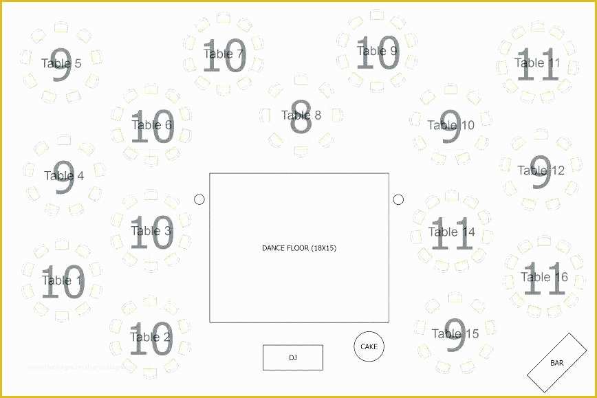 Free Wedding Floor Plan Template Of Free Wedding Reception Table Layout Template Seating Chart