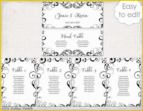 Free Wedding Floor Plan Template Of Wedding Seating Chart Template Black and White