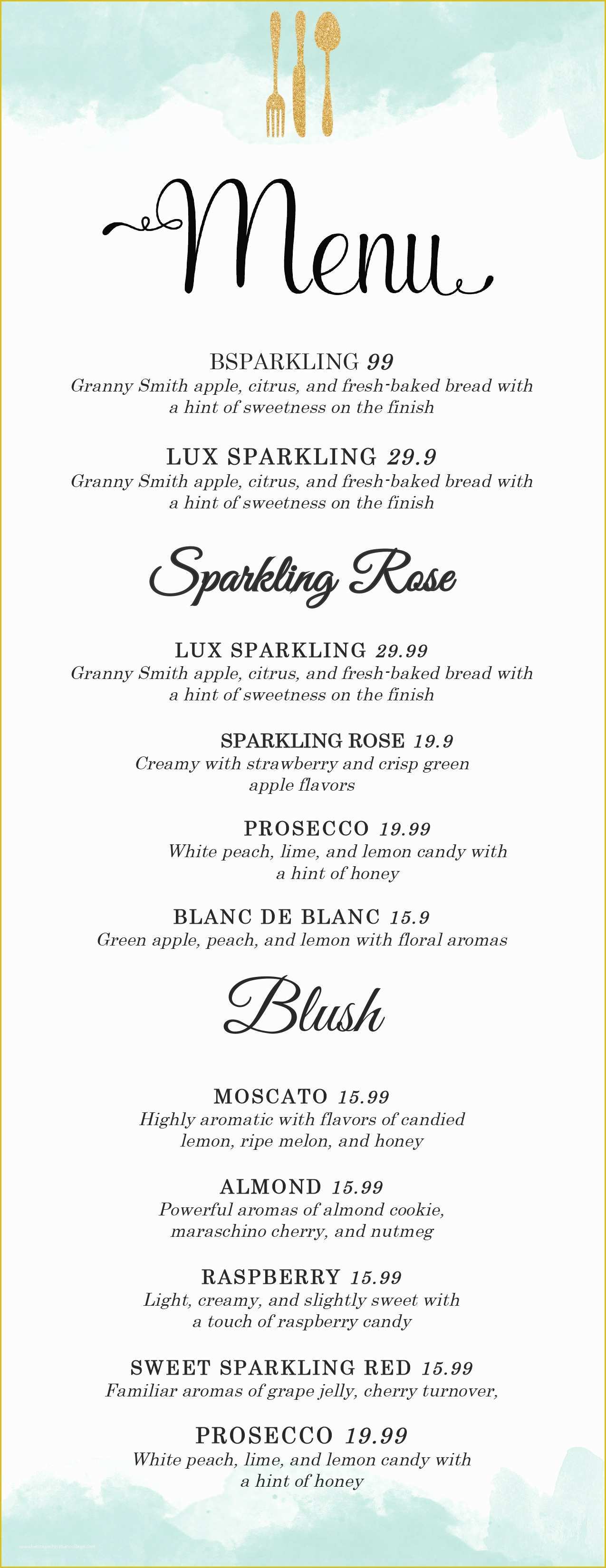 Free Wedding Menu Templates for Microsoft Word Of Design & Templates Menu Templates Wedding Menu Food