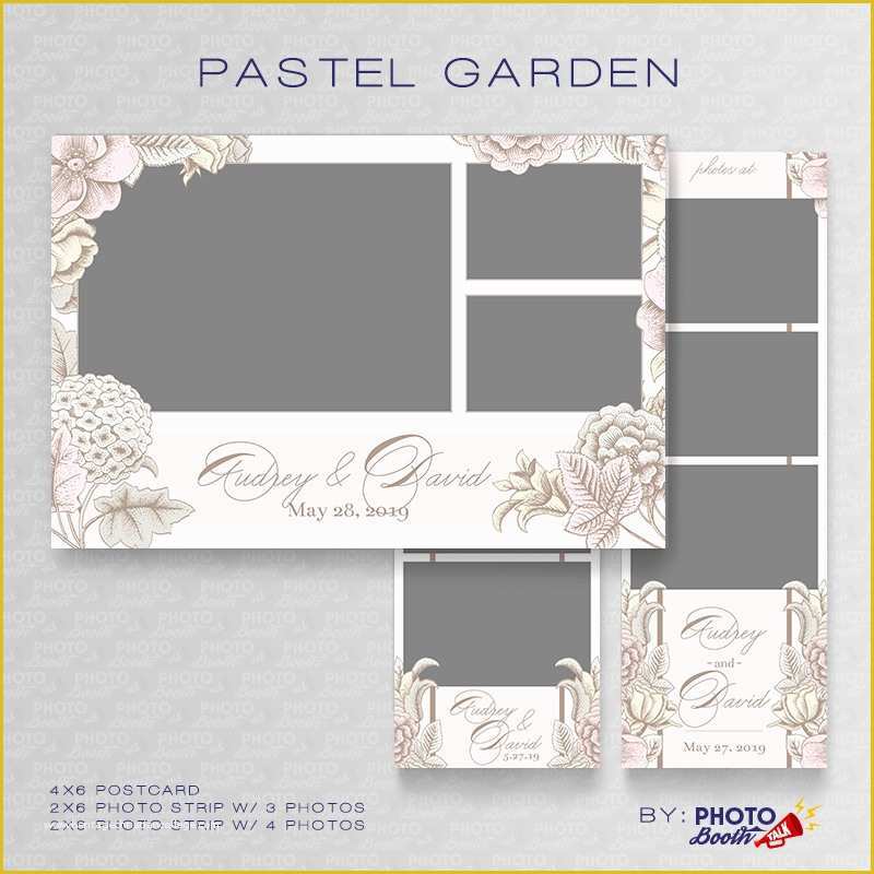 Free Wedding Photo Booth Templates Of Pastel Garden – Shop Psd Files