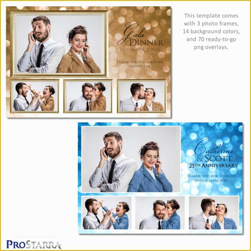 Free Wedding Photo Booth Templates Of Shimmering Celebration 4 S