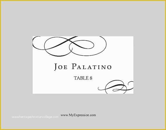 Free Wedding Place Card Template Of 10 Best Of Wedding Place Card Template Word