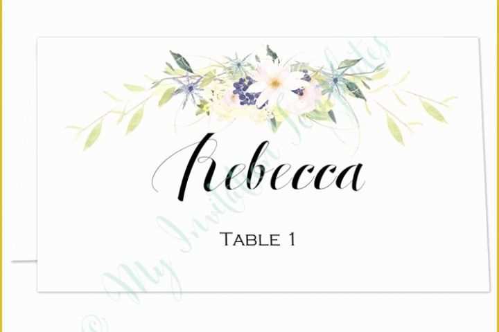 Free Wedding Place Card Template Of 1000 Ideas About Place Card Template On Pinterest