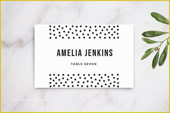 Free Wedding Place Card Template Of 25 Wedding Place Card Templates