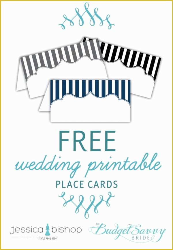 Free Wedding Place Card Template Of 7 Best Of Free Printable Table Place Cards Template